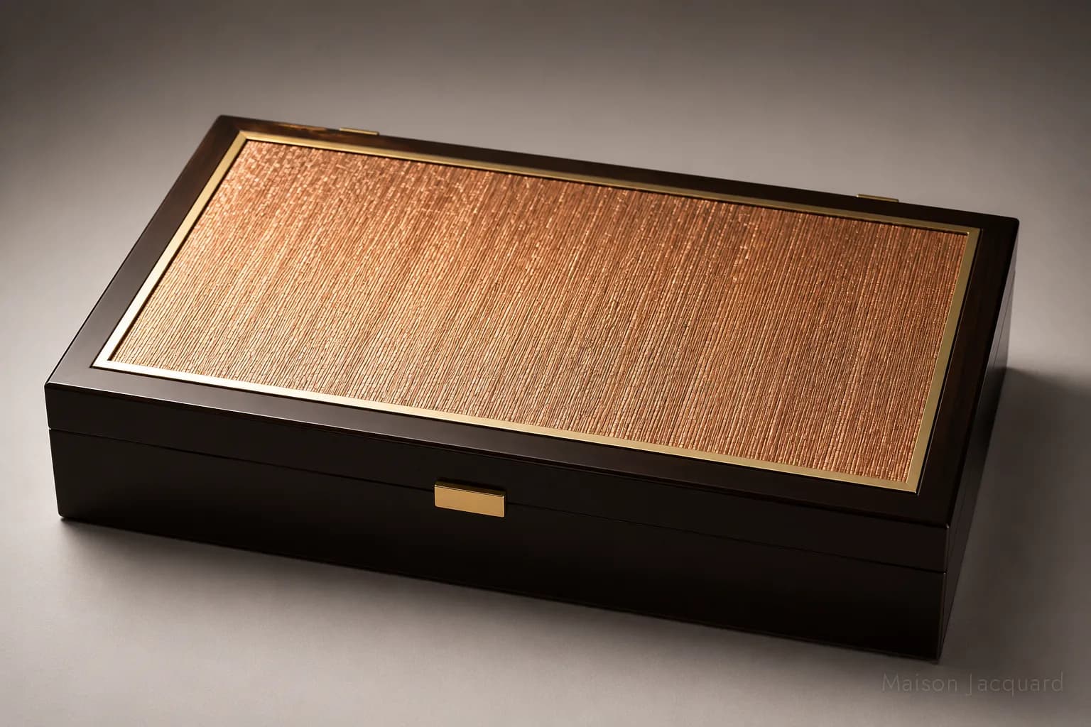 Woven copper luxury packaging